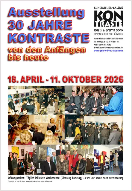 Foto: Copyright by José S. Ocón, KunstAtelier-Galerie KONTRASTE