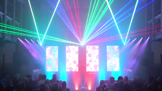 Aufnahme der Show in der Gleinaer Trinitatiskirche 2024