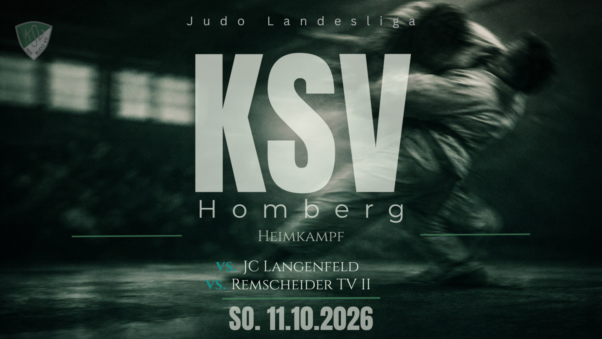 KSV Homberg Hosts Landesliga Düsseldorf Judo Match in Duisburg on October 11