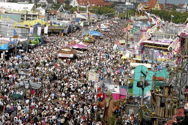 Wiesn von Oben