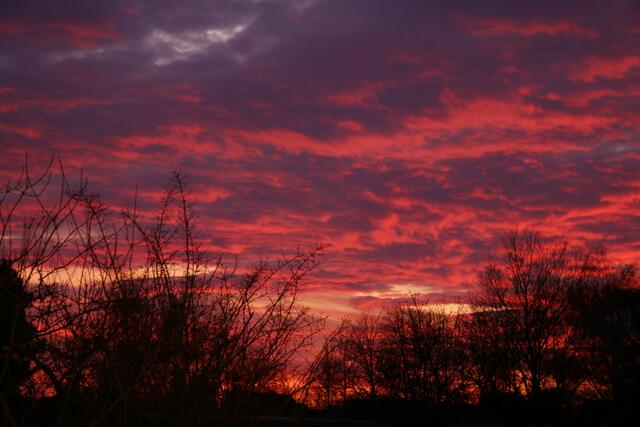 Himmel über Oberbernbach