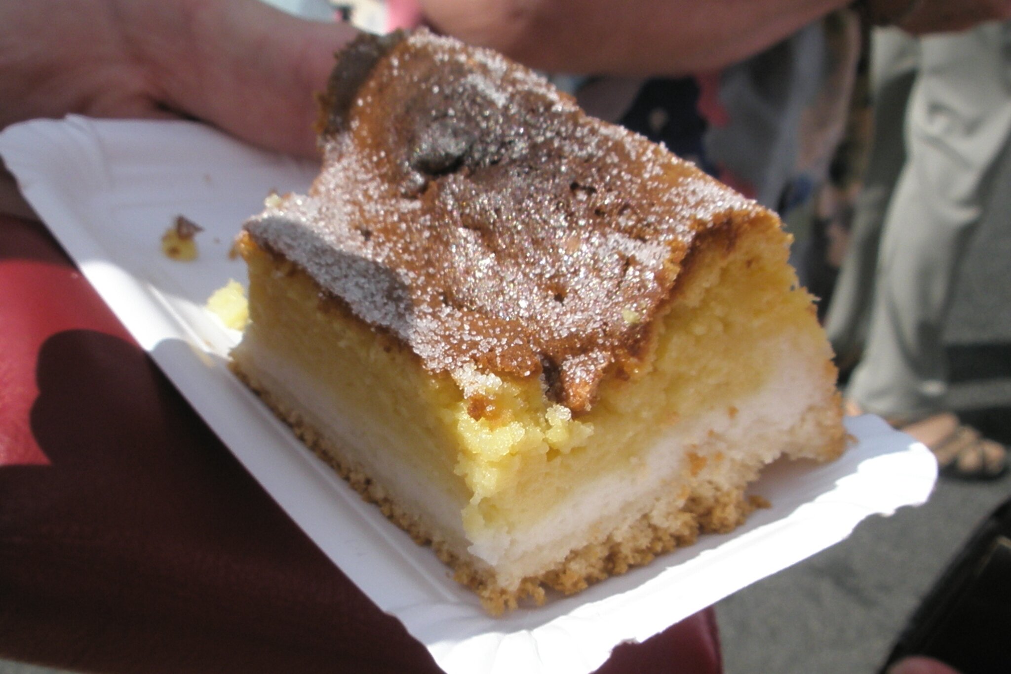 Nicht nur Stollen gibts in Dresden, auch die Dresdner Eierschecke und