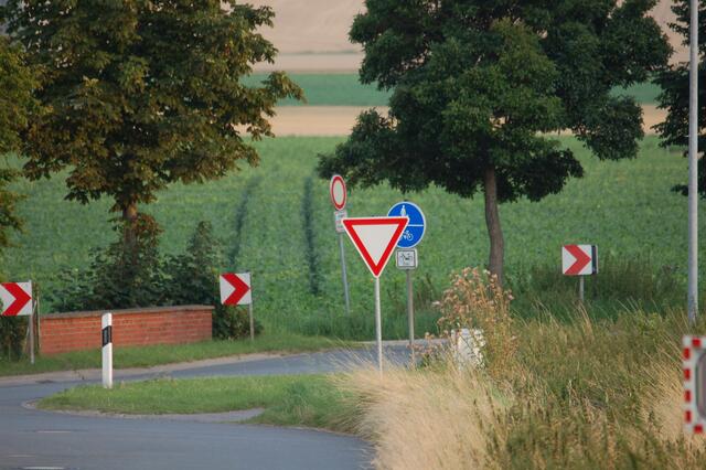 Schilder wohin man sieht....
