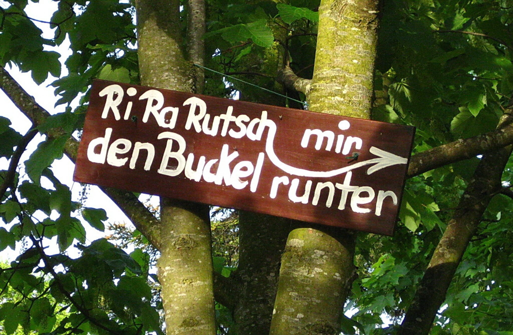 Rutsch mir doch den Buckel runter