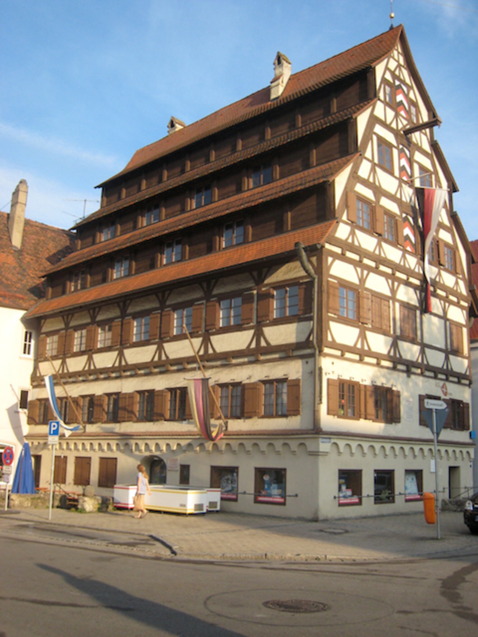 Ganz schön ungewöhnlich, das Fachwerkhaus in Memmingen