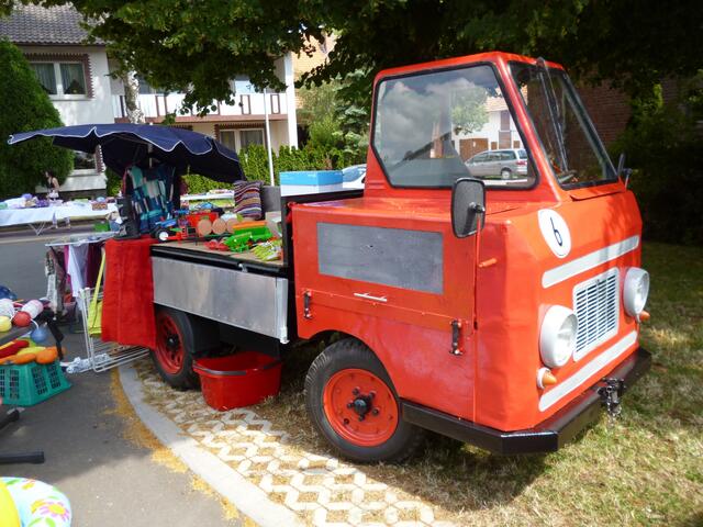 Sandmann-Mobil, "knuffig" oder? TPD-Foto:Volker Dau