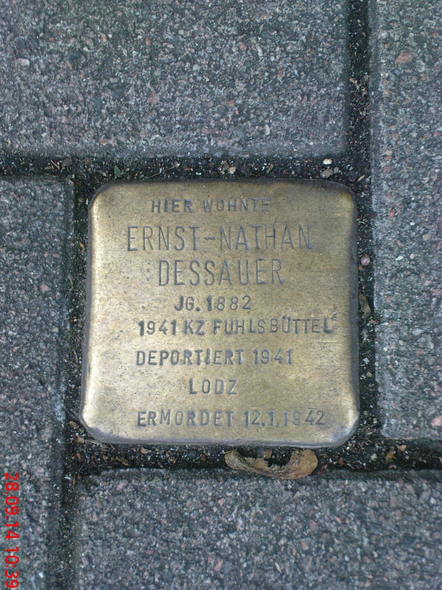 Stolperstein.