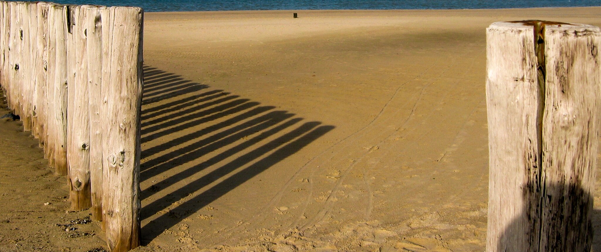 Hier geht es zum Wasser----- bei Ebbe