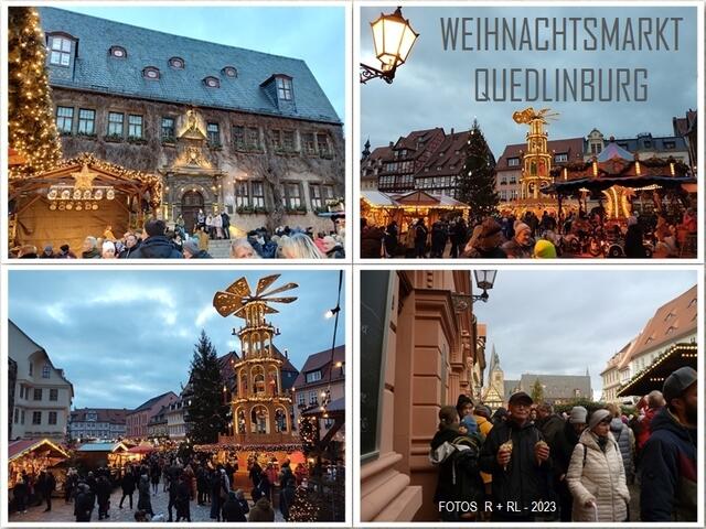 Neben dem Weihnachtsmarkt bietet sich in Quedlinburg die historische Altstadt als Attraktion an. In ihren verwinkelten und engen Gassen befinden sich über 2100 Fachwerkhäuser. Bereits 922 wurde die Stadt urkundlich zum ersten Mal erwähnt. 
Den viel gepriesenen „Advent in den Höfen“ kann man sich allerdings schenken. Nach meiner Meinung entwickelt er sich immer mehr zu einen Trödelmarkt.