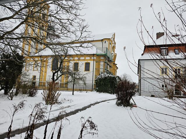 Wallfahrtskirche Herrgottsruh am 2. Sonntag nach Weihnachten im Schnee | Foto: P. Hans-Joachim Winkens SAC