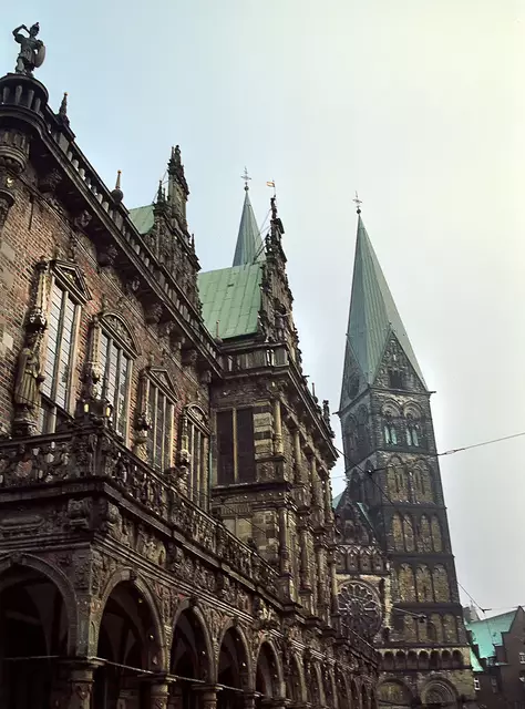 Rathaus und Dom in Bremen