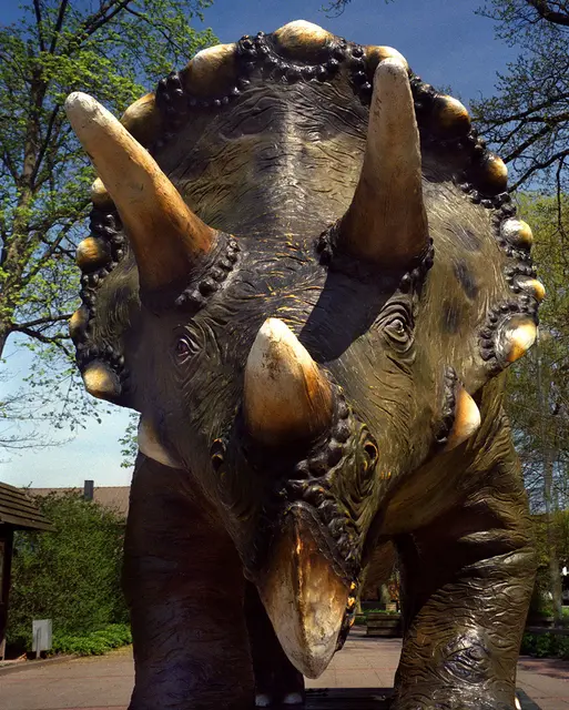 Es ist schon eine zeitlang her, da machte diese Figur Werbung für den Dino-Park in Münchehagen