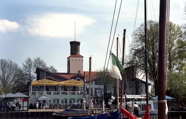 Blick auf die Strandterassen