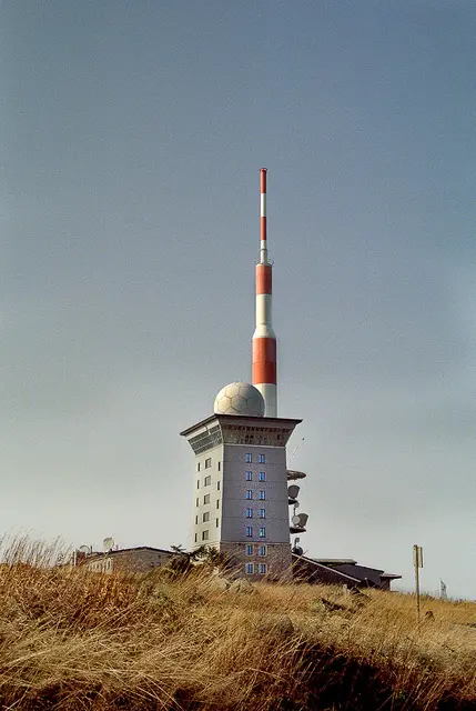 Auf dem Gipfel des Brocken im Harz