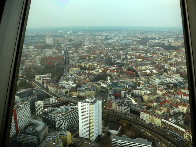 vom Berliner Fernsehturm aus gesehen