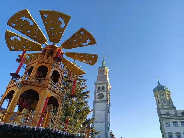 ... als der Perlachturm noch seine Spitze hatte.