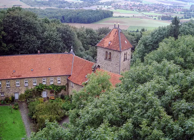 Blick vom Bergfried der Burg
