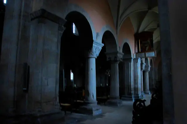 Die Stiftskirche war geöffnet und wir konnten einen Blick in das schöne Gotteshaus werfen.
