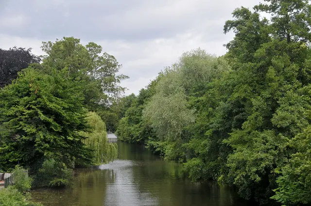 An der Binnenalster in Hamburg