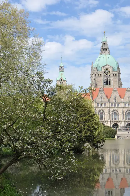 Neues Rathaus und Maschteich