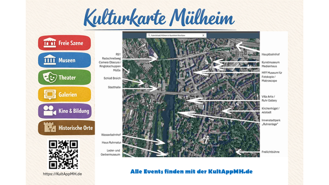 Die Ruhrtalstadt Mülheim ist die einzige Großstadt, die von der Ruhr durchströmt wird. Sie liegt im nördlichen Bereich im "Bergischen Land" und gilt als symphatische Kunststadt im Herten der Metropolregion Rhein-Ruhr | Foto: Kunstverein und Kunstförderverein Rhein-Ruhr - KKRR, Ruhrstr. 3 - 45468 Mülheim - Stadtmitte
