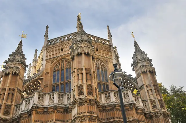 Die Henry VII Chapel, auch bekannt als Lady Chapel, die sich am östlichen Ende der Westminster Abbey 