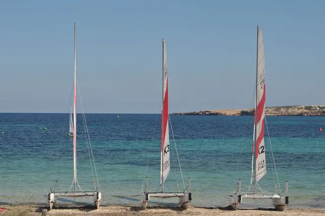 Am Strand von Formentera
