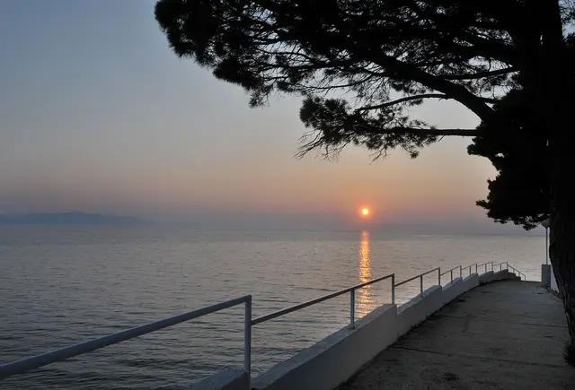 Sonnenuntergang in Igrane