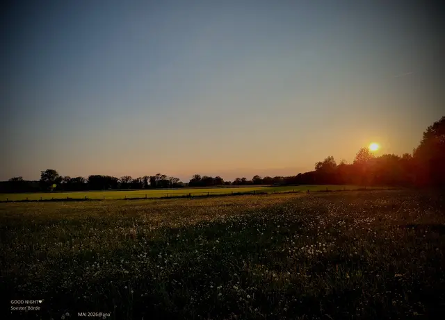 Mitte MAI
... in der Soester´ Börde 
geht ein sonniger Tag zu Ende♥

SCHLAFT gut :-)

Mai 2026@AnastasiA