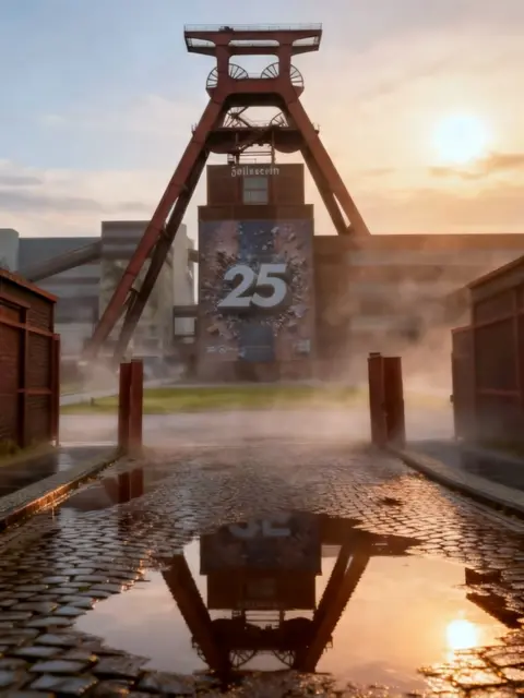 ALLES GUTE ZUM GEBURTSTAG, ZECHE ZOLLVEREIN! 🥂🍾⚒️ 25-jähriges Jubiläum als UNESCO-WELTERBE. #Geburtstag #Zollverein #Jubiläum #Welterbe ... ORIGINAL FOTO IN BEARBEITUNG C.D.R