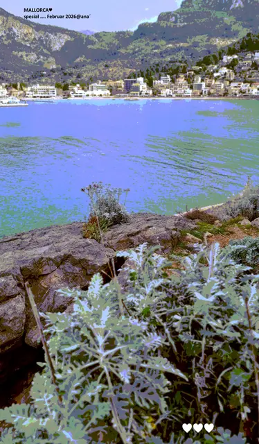 SEHNSUCHT...
nach dem  M E E R ♥♥♥

(anderSehen)

---bearbeitete 
MALLORCA-Aufnahme...
Februar 2026@AnastasiA
Port de SOLLER♥