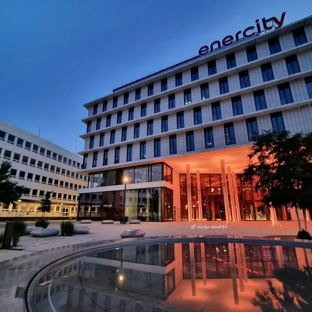 blaue Stunde enercity Hannover
