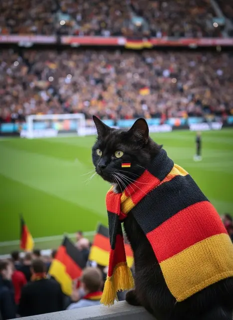 ORIGINAL PHOTO CHUCKY DER GARTENKATER in Bearbeitung mit AI plus Veredelung durch C.D.R