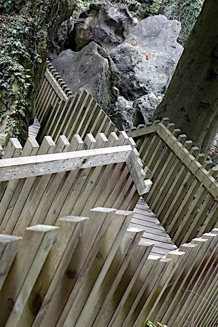 Fotografie. Fotografiert in Foto Technik scharf / unscharf von einer Holzbrücke im Felsenmeer. | Foto: Jörg Schubert - #schubertj73