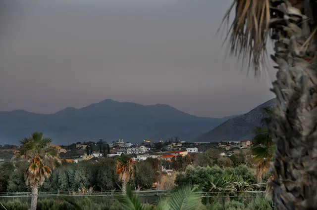 Abenddämmerung auf Kreta