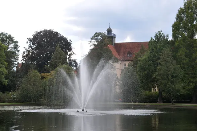 Wasserfontäne im Französischen Garten