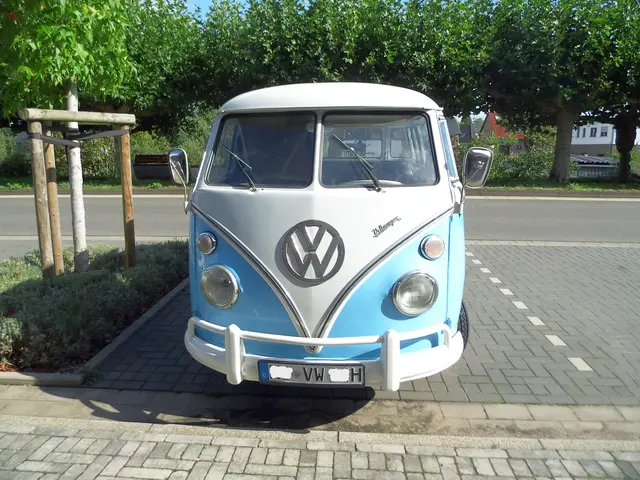 Frontansicht VW T1 (Bulli) mit geteilter Frontscheibe. | Foto: Siegmund Walter, 05.09.2026, 16:10 Uhr