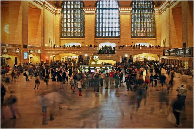 ...in der 'Grand Central Station' in New York.