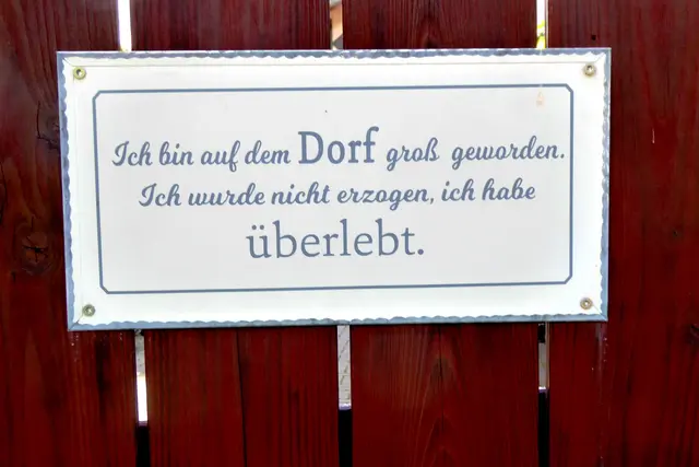 Ich bin auf dem Dorf groß geworden. Ich wurde nicht erzogen, ich habe überlebt. - Lollar-Salzböden.