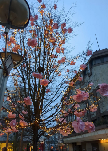 Deko in der Münzstrasse in Duisburg