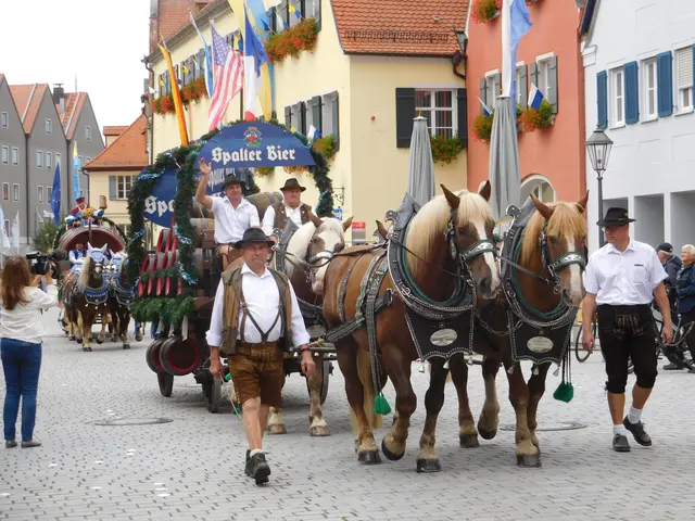 Festumzug zur Kirchweih in Gunzenhausen.
